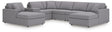 Modmax Granite Performance Fabric,Next-Gen Nuvella™ 7-Piece Sectional - image 1