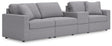 Modmax Granite Performance Fabric,Next-Gen Nuvella™ 4-Piece Sectional - image 1