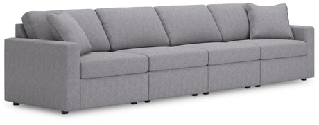 Modmax Granite Performance Fabric,Next-Gen Nuvella™ 4-Piece Sectional - image 1