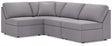 Modmax Granite Performance Fabric,Next-Gen Nuvella™ 4-Piece Sectional view 2