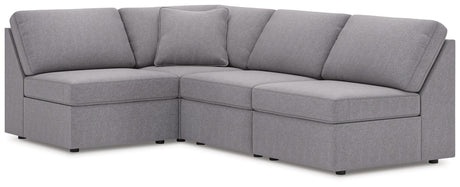 Modmax Granite Performance Fabric,Next-Gen Nuvella™ 4-Piece Sectional view 2