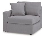 Modmax Granite Performance Fabric,Next-Gen Nuvella™ 4-Piece Sectional with Chaise - image 4