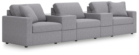 Modmax Granite Performance Fabric,Next-Gen Nuvella™ 5-Piece Sectional - image 1
