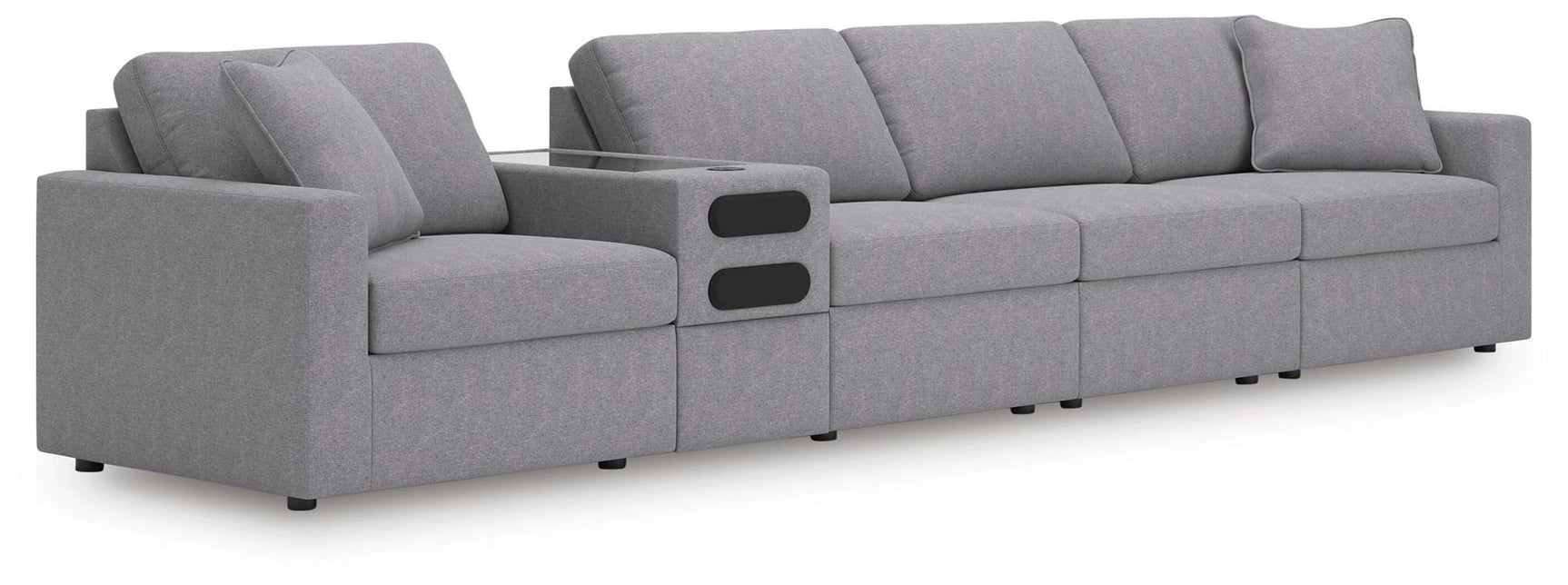 Modmax Granite Performance Fabric,Next-Gen Nuvella™ 5-Piece Sectional - image 1