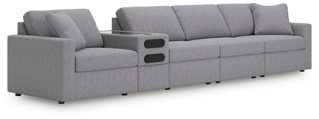 Modmax Granite Performance Fabric,Next-Gen Nuvella™ 5-Piece Sectional - image 1