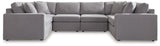 Modmax Granite Performance Fabric,Next-Gen Nuvella™ 6-Piece Sectional - image 2