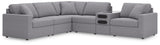Modmax Granite Performance Fabric,Next-Gen Nuvella™ 6-Piece Sectional view 2