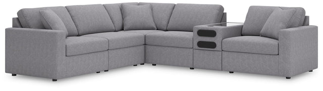Modmax Granite Performance Fabric,Next-Gen Nuvella™ 6-Piece Sectional view 2