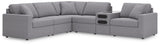 Modmax Granite Performance Fabric,Next-Gen Nuvella™ 6-Piece Sectional - image 1