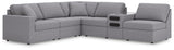 Modmax Granite Performance Fabric,Next-Gen Nuvella™ 6-Piece Sectional - image 1