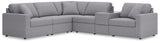 Modmax Granite Performance Fabric,Next-Gen Nuvella™ 6-Piece Sectional view 3