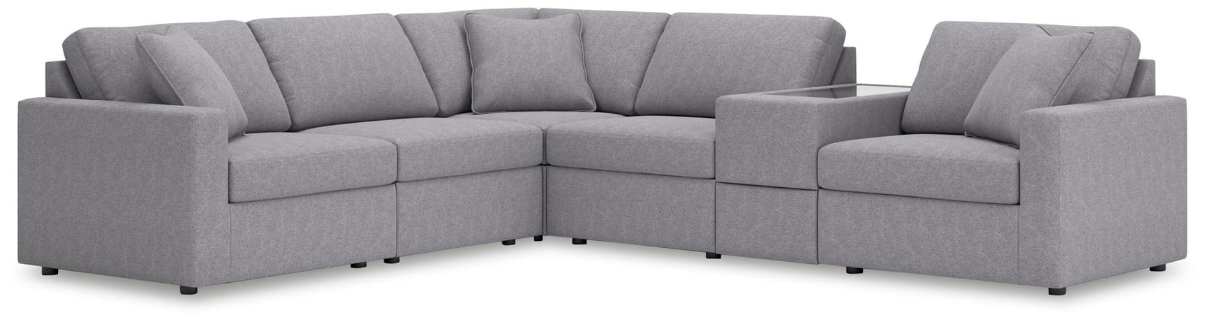 Modmax Granite Performance Fabric,Next-Gen Nuvella™ 6-Piece Sectional view 3
