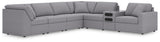 Modmax Granite Performance Fabric,Next-Gen Nuvella™ 7-Piece Sectional from Decor Furniture
