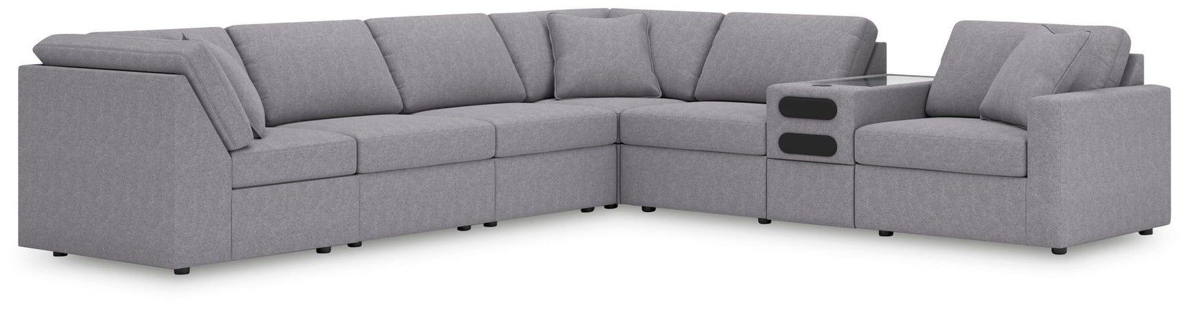 Modmax Granite Performance Fabric,Next-Gen Nuvella™ 7-Piece Sectional view 2