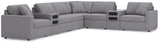 Modmax Granite Performance Fabric,Next-Gen Nuvella™ 8-Piece Sectional - image 2