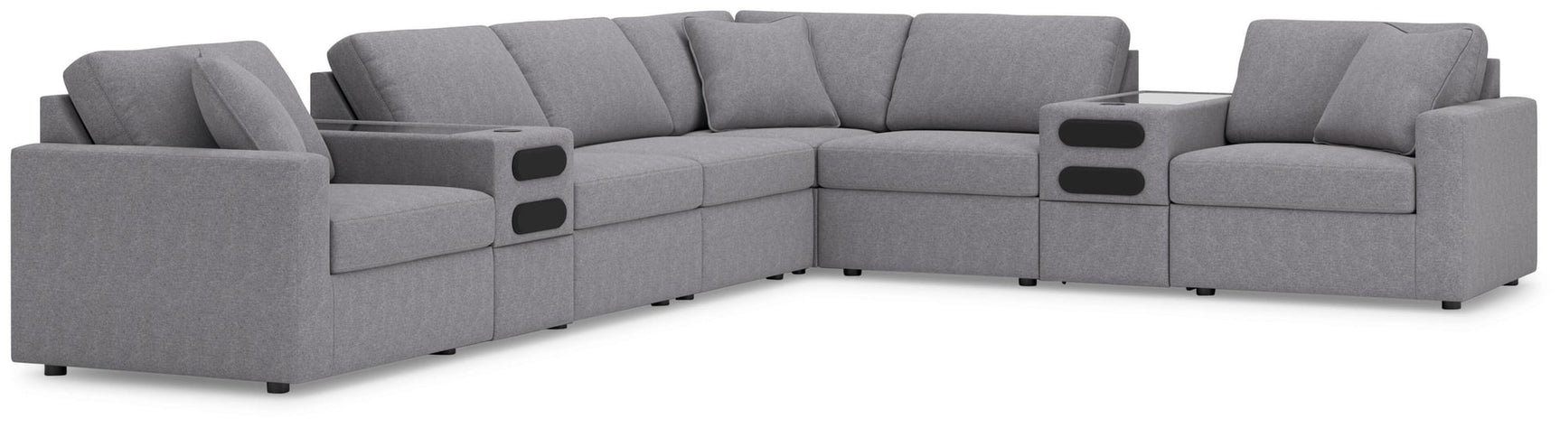 Modmax Granite Performance Fabric,Next-Gen Nuvella™ 8-Piece Sectional - image 2