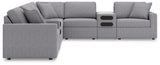 Modmax Granite Performance Fabric,Next-Gen Nuvella™ 8-Piece Sectional - image 3