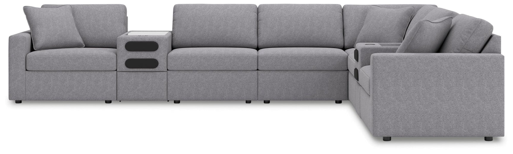 Modmax Granite Performance Fabric,Next-Gen Nuvella™ 8-Piece Sectional - image 4