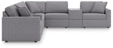 Modmax Granite Performance Fabric,Next-Gen Nuvella™ 8-Piece Sectional view 4