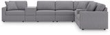 Modmax Granite Performance Fabric,Next-Gen Nuvella™ 8-Piece Sectional - image 4