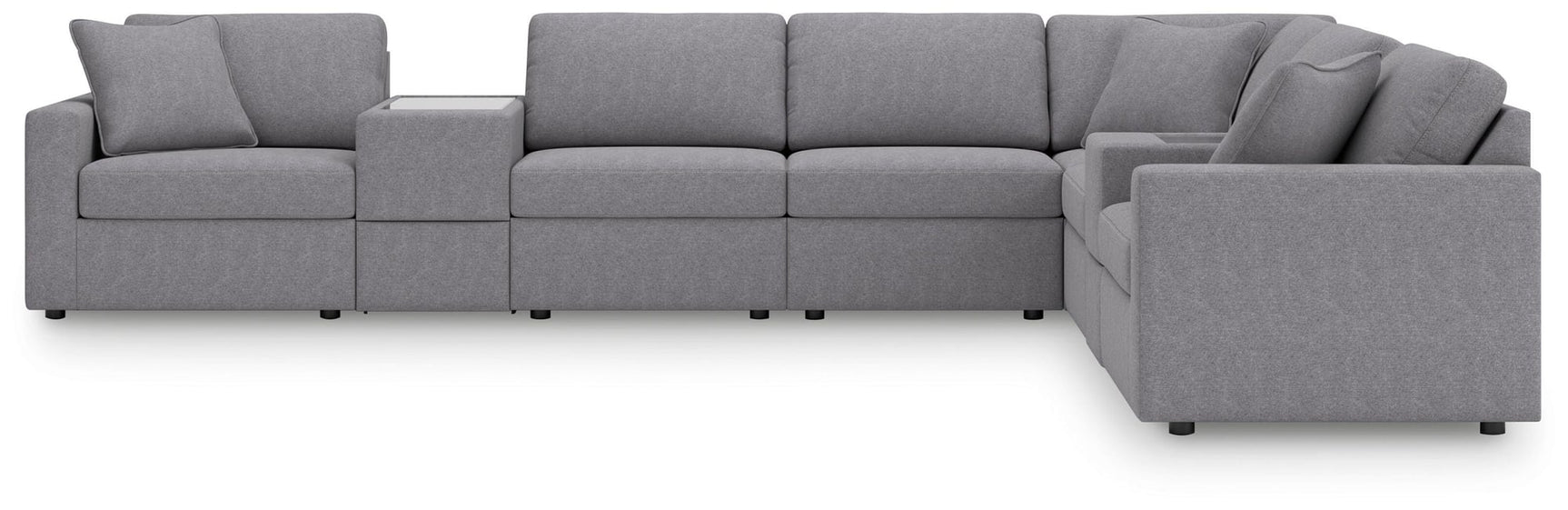 Modmax Granite Performance Fabric,Next-Gen Nuvella™ 8-Piece Sectional - image 4