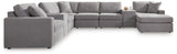 Modmax Granite Performance Fabric,Next-Gen Nuvella™ 8-Piece Sectional with Chaise - image 2