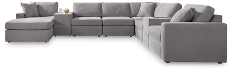 Modmax Granite Performance Fabric,Next-Gen Nuvella™ 8-Piece Sectional with Chaise - image 2