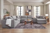 Modmax Granite Performance Fabric,Next-Gen Nuvella™ 8-Piece Sectional with Chaise - image 3