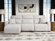 Modmax II Stone 3-Piece Reclining Sofa Chaise - image 1