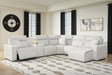 Modmax II Stone 6-Piece Power Reclining Sectional with Chaise and Console - image 1