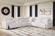 Modmax II Stone 6-Piece Power Reclining Sectional with Console - image 1