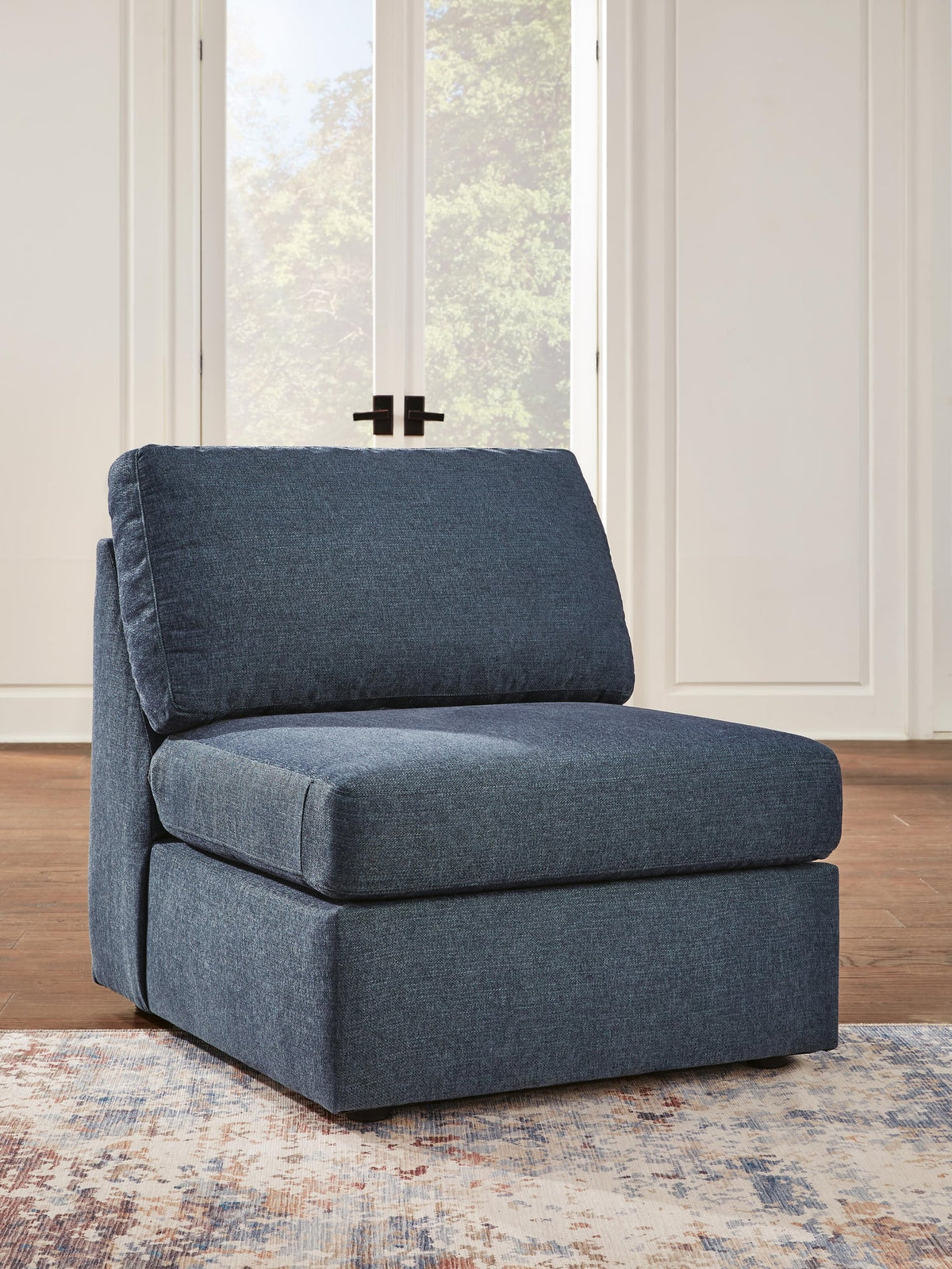 Modmax Ink Performance Fabric,Next-Gen Nuvella™ 5 Piece Sectional with Audio Console - image 18