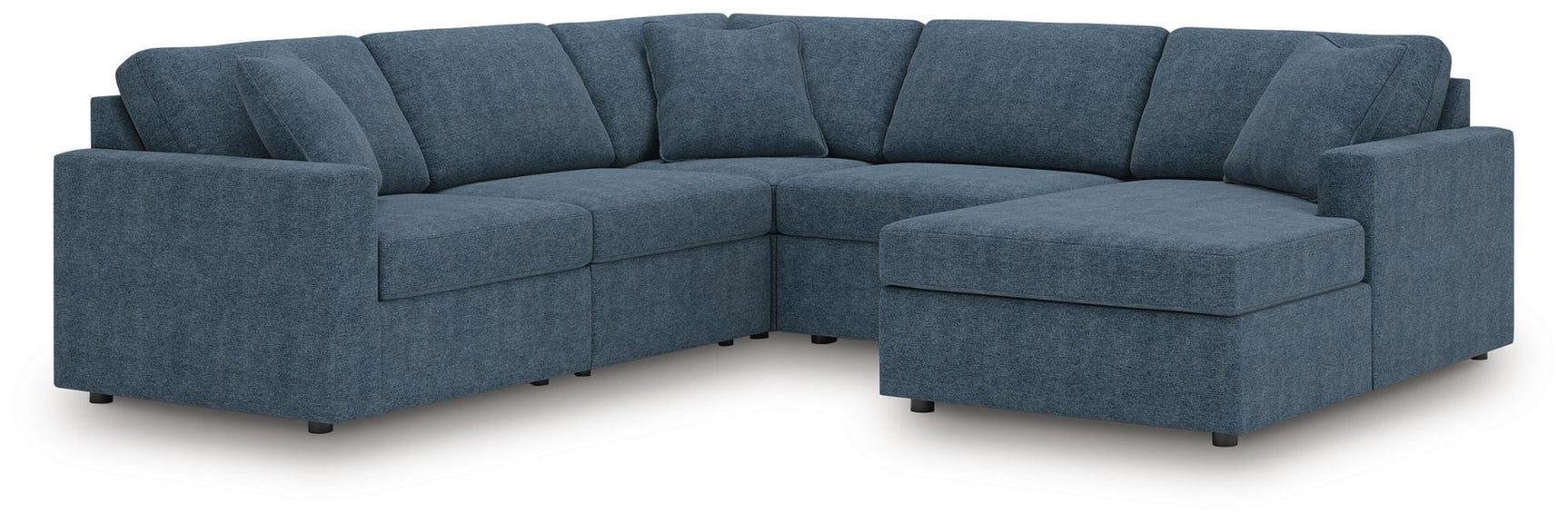 Modmax Ink Performance Fabric,Next-Gen Nuvella™ 5-Piece Sectional with Chaise - image 1