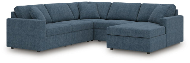 Modmax Ink Performance Fabric,Next-Gen Nuvella™ 5-Piece Sectional with Chaise - image 1