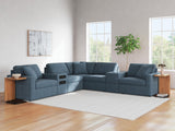 Modmax Ink Performance Fabric,Next-Gen Nuvella™ 7-Piece Balanced Sectional with Audio and Storage Consoles - image 2
