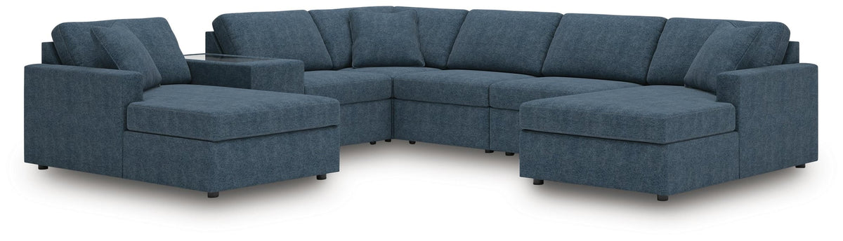 Modmax Ink Performance Fabric,Next-Gen Nuvella™ 7-Piece Sectional - image 1
