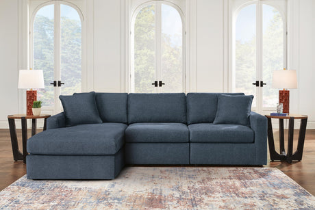 Modmax Ink Performance Fabric,Next-Gen Nuvella™ 3-Piece Sectional with Chaise - image 1