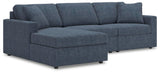 Modmax Ink Performance Fabric,Next-Gen Nuvella™ 3-Piece Sectional with Chaise - image 2