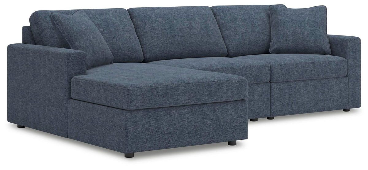 Modmax Ink Performance Fabric,Next-Gen Nuvella™ 3-Piece Sectional with Chaise - image 2