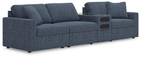 Modmax Ink Performance Fabric,Next-Gen Nuvella™ 4-Piece Sectional - image 1