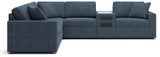 Modmax Ink Performance Fabric,Next-Gen Nuvella™ 6-Piece Sectional - image 2