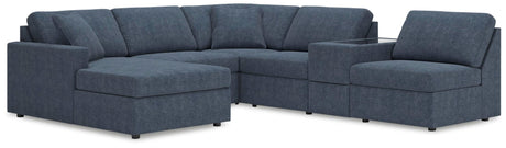 Modmax Ink Performance Fabric,Next-Gen Nuvella™ 6-Piece Sectional with Chaise - image 1