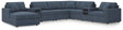Modmax Ink Performance Fabric,Next-Gen Nuvella™ 8-Piece Sectional with Audio System and Chaise - image 1