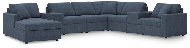 Modmax Ink Performance Fabric,Next-Gen Nuvella™ 8-Piece Sectional with Chaise - image 1