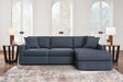 Modmax Ink Performance Fabric,Next-Gen Nuvella™ 3-Piece Sectional with Chaise - image 1