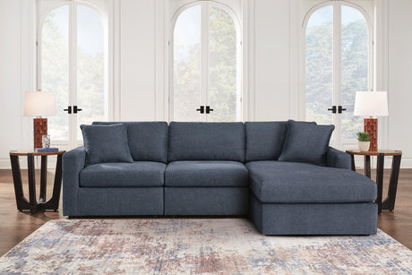 Modmax Ink Performance Fabric,Next-Gen Nuvella™ 3-Piece Sectional with Chaise - image 1