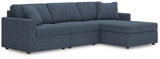 Modmax Ink Performance Fabric,Next-Gen Nuvella™ 3-Piece Sectional with Chaise - image 2