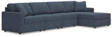 Modmax Ink Performance Fabric,Next-Gen Nuvella™ 4-Piece Sectional with Chaise - image 1