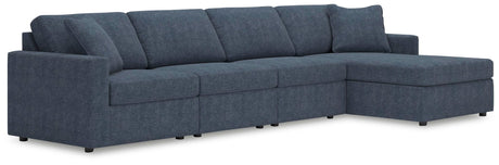 Modmax Ink Performance Fabric,Next-Gen Nuvella™ 4-Piece Sectional with Chaise - image 1