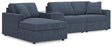 Modmax Ink Performance Fabric,Next-Gen Nuvella™ 4-Piece Sectional with Chaise from Decor Furniture